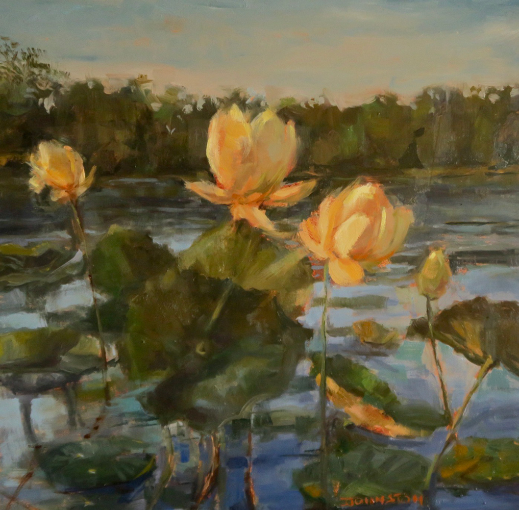 <p style="font-size: 16px; line-height: 150%;"><em><strong>Lotus In Bloom&emsp;<br>
</strong></em>Oil  / 13&#8540;&rdquo; x 13&#8540;&rdquo; / Framed&emsp;<br>
<strong>SOLD</strong></p>
