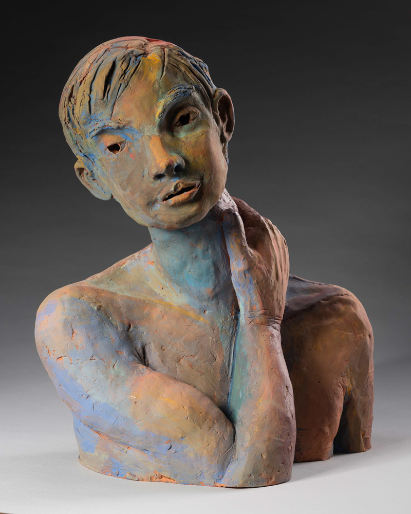 <p style="font-size: 16px; line-height: 150%;"><em><strong>Bust of Rudolf Nureyev</strong></em><br>
life-scale, Earthenware</p>