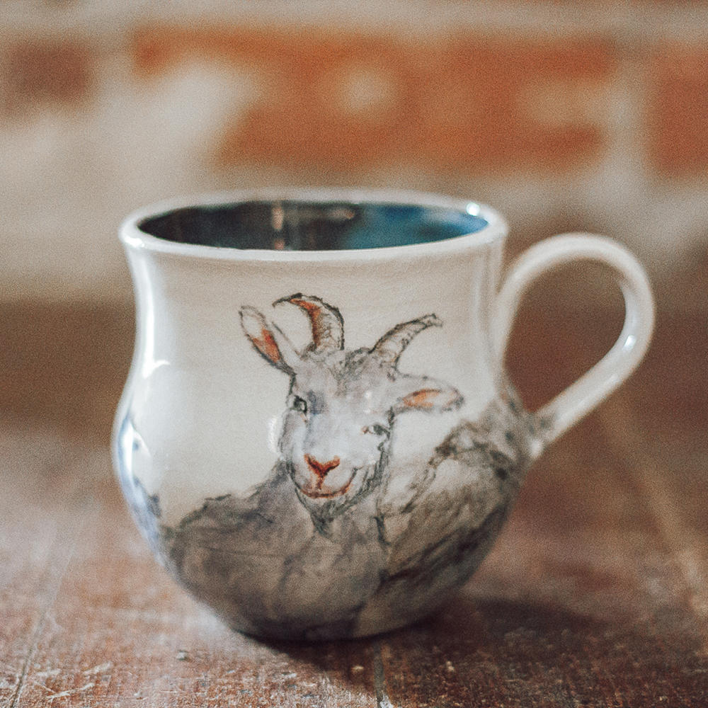 <p style="font-size: 16px; line-height: 150%;"><strong>Mountain Goats Mug</strong>&emsp;<br />
12 oz.<br>
<strong>$65</strong></p>